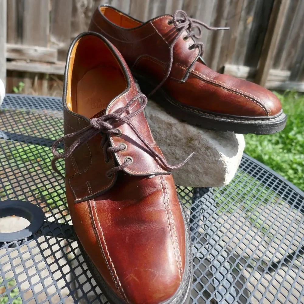 Leather Allen Edmonds Mcallister Dark Chili Dark Chili Allen